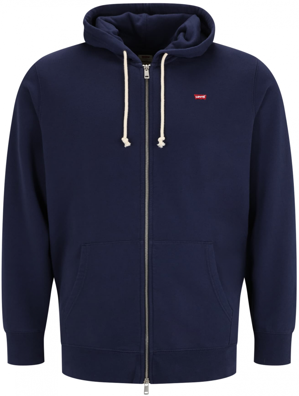 Levi's® Big & Tall Mikina 'New Original Zip-Up Hoodie'  tmavomodrá