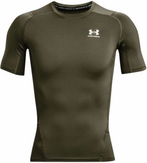 UNDER ARMOUR Funkčné tričko  olivová / biela