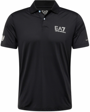 EA7 Emporio Armani Tričko  čierna / biela