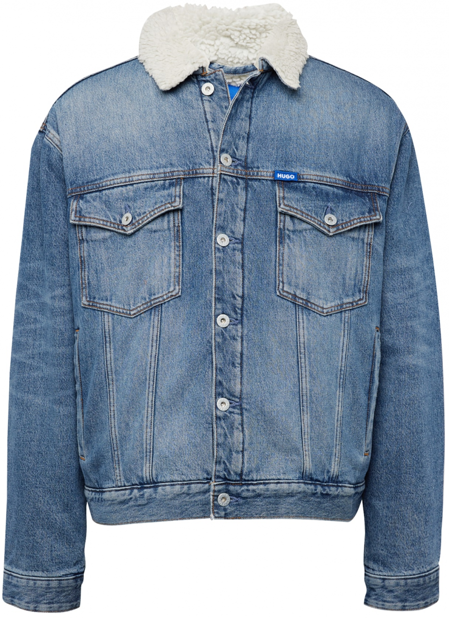 HUGO Prechodná bunda 'Dex'  modrá denim