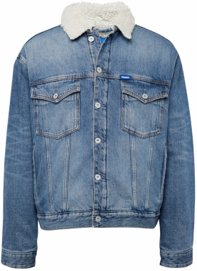 HUGO Prechodná bunda 'Dex'  modrá denim