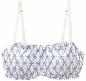 Next Bikinový top  modrá / biela