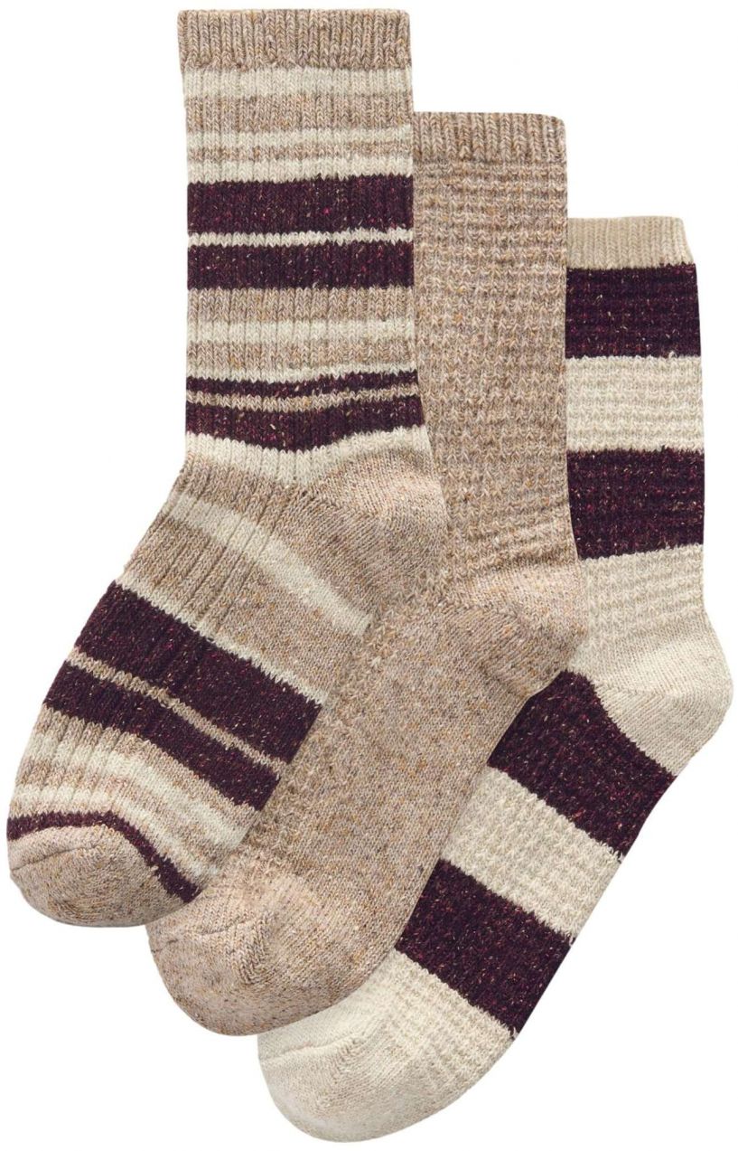 Next Ponožky  béžová / svetlobéžová / farba lesného ovocia