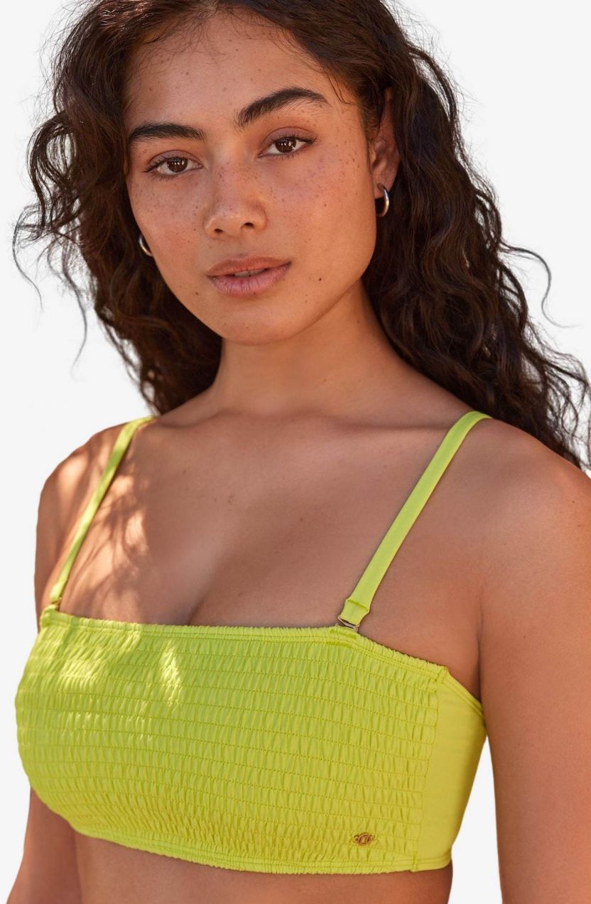 Next Bikinový top  limetková
