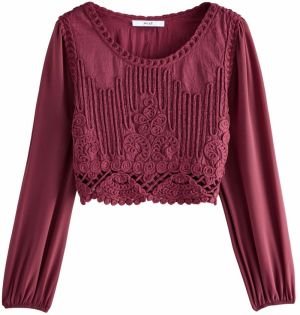 Next Blúzka  burgundská