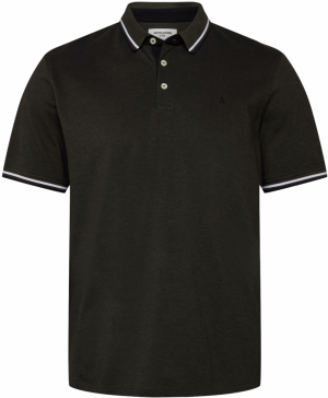 Jack & Jones Plus Tričko 'JJEPaulos'  jedľová / biela