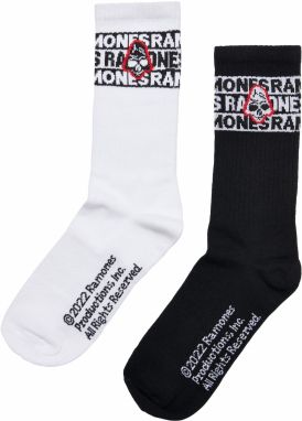 Merchcode Ponožky  jasne červená / čierna / biela