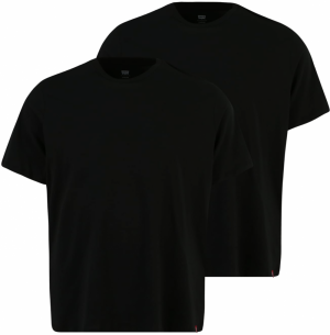 Levi's® Big & Tall Tričko '2 Pack Tee '  krvavo červená / čierna / biela