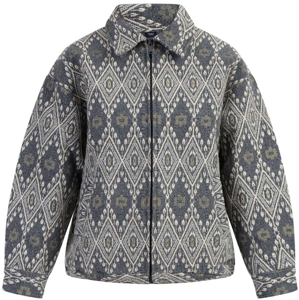 DreiMaster Vintage Prechodná bunda  krémová / modrosivá / dymovo šedá