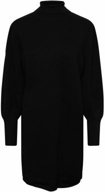 YAS Pletené šaty 'YASFONNY'  čierna