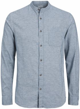 JACK & JONES Košeľa 'JJEBand'  modrá melírovaná