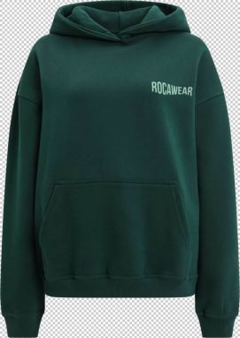 ROCAWEAR Mikina  svetlomodrá / zelená
