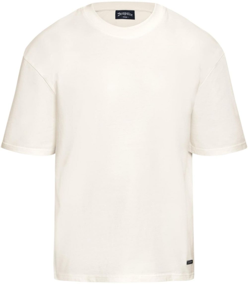Dropsize Tričko  krémová / čierna