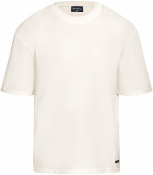 Dropsize Tričko  krémová / čierna