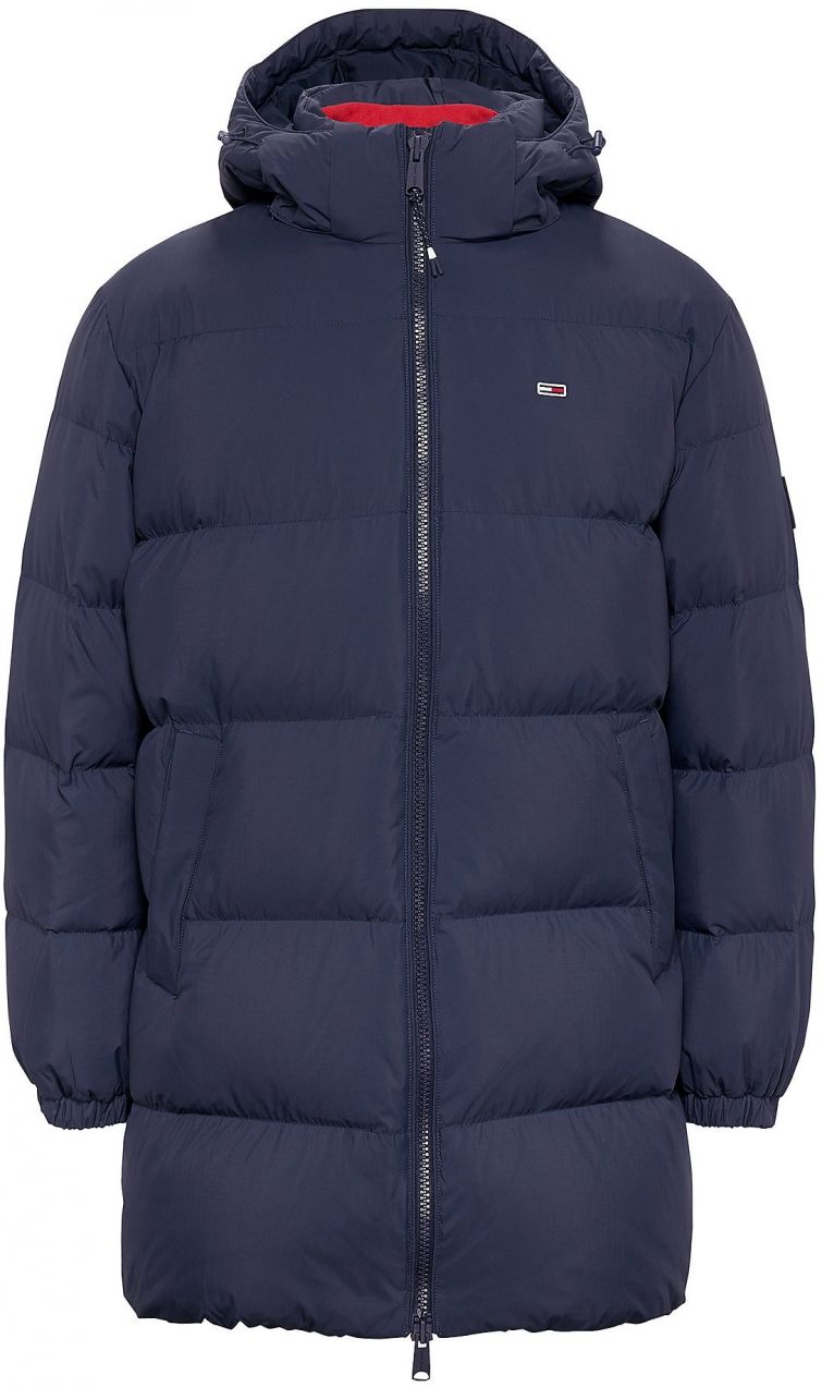 Tommy Jeans Zimná bunda 'ESSENTIAL'  námornícka modrá