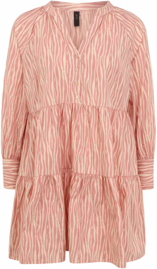 YAS Petite Šaty  svetlohnedá / ružová