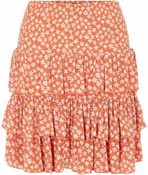 YAS Sukňa 'Lura'  mandarínková / rosé / biela