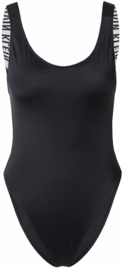 Calvin Klein Swimwear Jednodielne plavky 'Intense Power'  čierna / biela