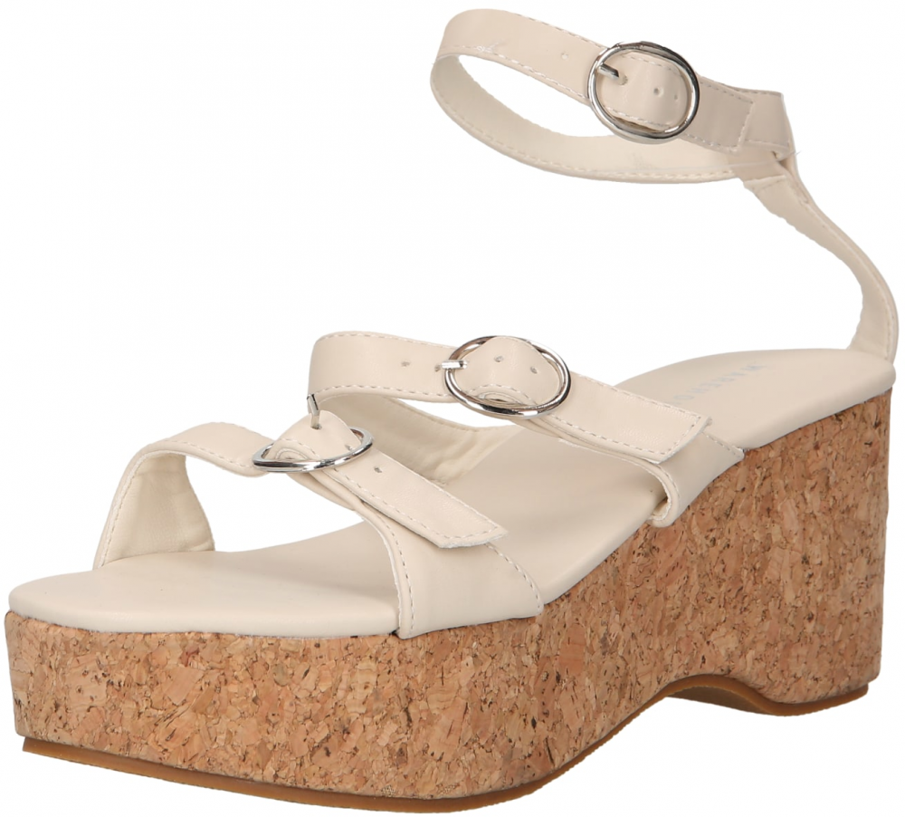 Warehouse Remienkové sandále  krémová