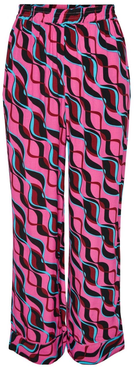 YAS Nohavice 'Sippy'  tyrkysová / ružová / tmavočervená / čierna