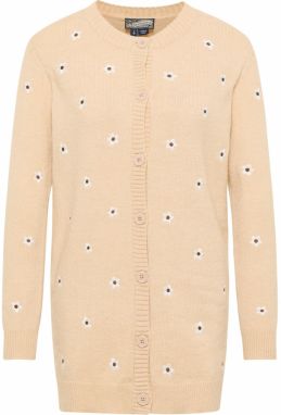 DreiMaster Vintage Kardigán  béžová / červená / biela
