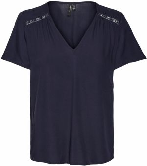 VERO MODA Blúzka 'Blanca'  námornícka modrá
