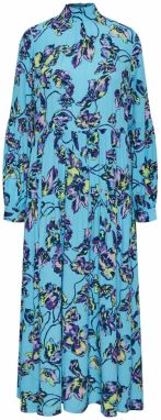 YAS Šaty 'Topaz'  svetlomodrá / žltá / tmavofialová / ružová