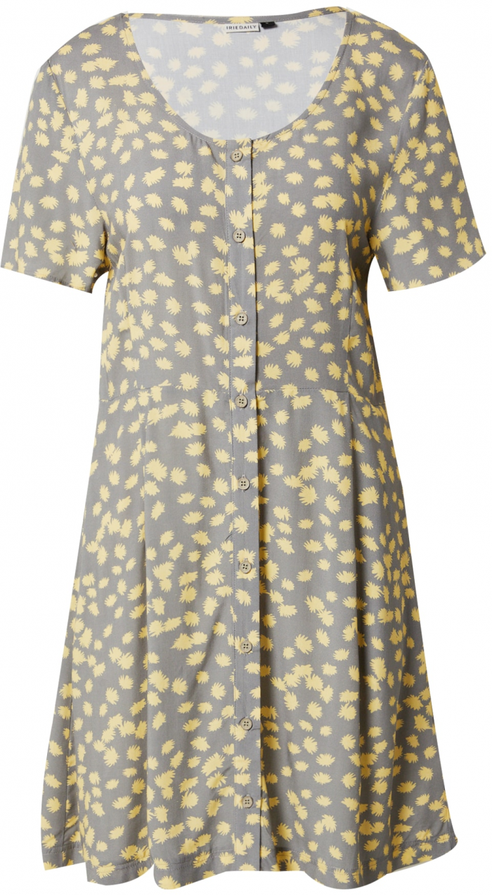 Iriedaily Košeľové šaty  žltá / kamenná