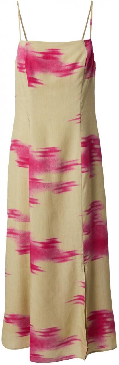 Samsøe Samsøe Letné šaty 'ANNAH'  kaki / fuksia