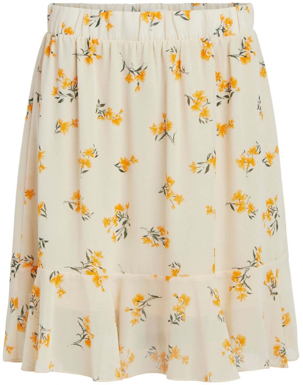 OBJECT Sukňa 'OBJMila'  krémová / zlatá žltá / tmavozelená