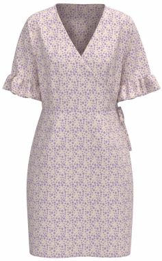 YAS Šaty 'Selma'  béžová / sivá / fialová / biela