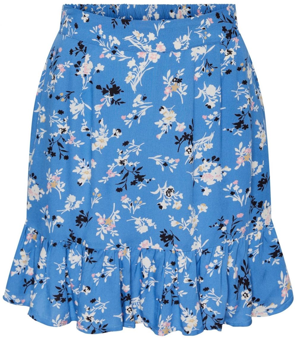 PIECES Sukňa 'NYA'  nebesky modrá / ružová / čierna / biela