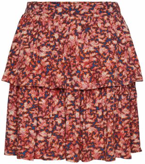 YAS Sukňa 'FREYA'  modrá / oranžová / červená / biela