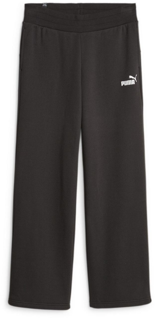 PUMA Športové nohavice 'ESS+'  čierna / biela