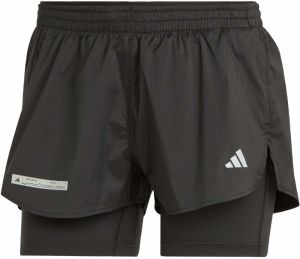 ADIDAS PERFORMANCE Športové nohavice 'Ultimate'  svetlosivá / čierna / biela