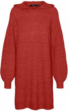 VERO MODA Pletené šaty 'DOFFY'  červená