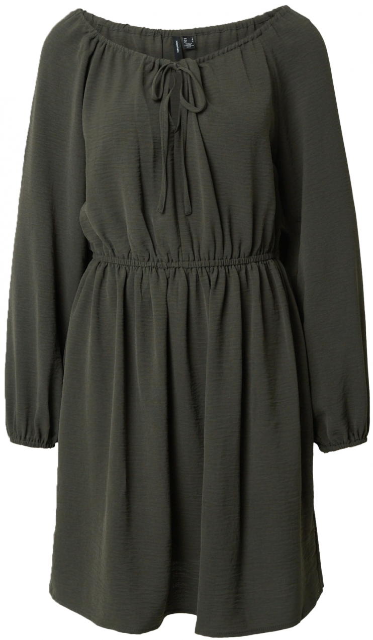 VERO MODA Šaty 'ALVA'  tmavozelená