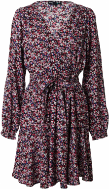 BONOBO Šaty 'JOYROCF'  modrá / ružová / červená / čierna