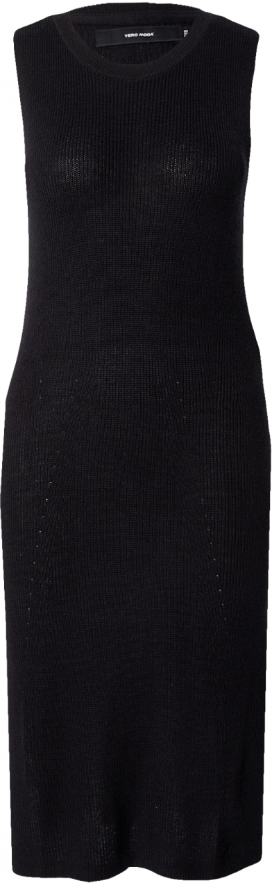 VERO MODA Pletené šaty 'VMNew Lexsun'  čierna
