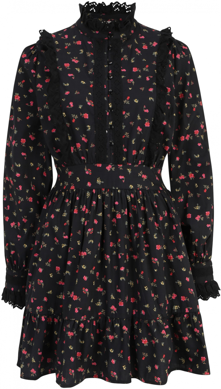 YAS Petite Košeľové šaty  červená / čierna