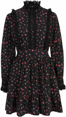 YAS Petite Košeľové šaty  červená / čierna