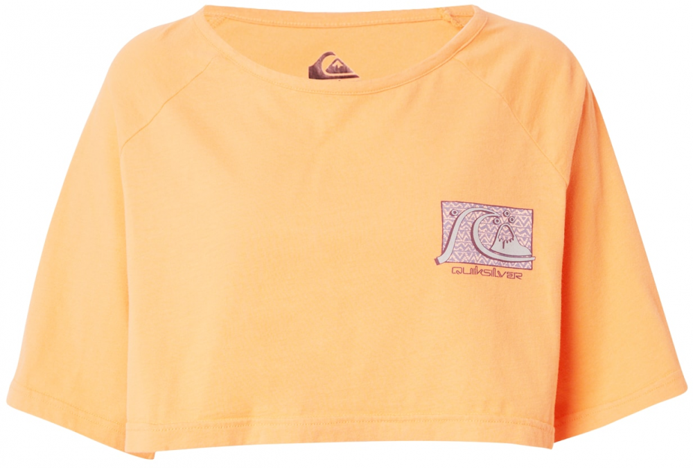 QUIKSILVER Tričko  dymovo modrá / modrozelená / oranžová