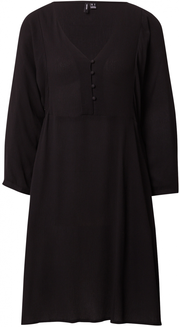 VERO MODA Košeľové šaty 'MENNY'  čierna