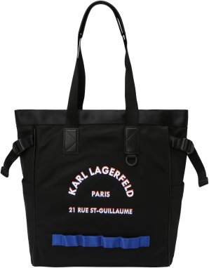 Karl Lagerfeld Shopper 'RSG ATHLEISURE'  kráľovská modrá / oranžová / čierna / biela