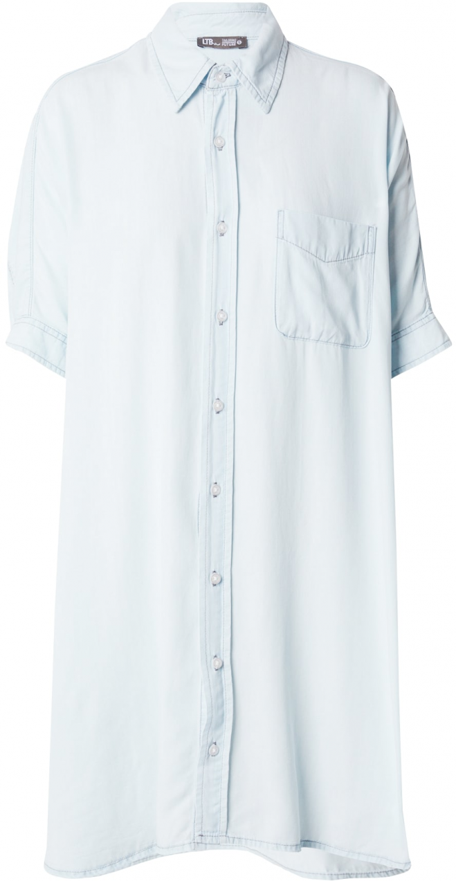 LTB Košeľové šaty 'ROVENNA'  pastelovo modrá