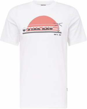 G-STAR Tričko 'Sunrise'  svetločervená / čierna / biela