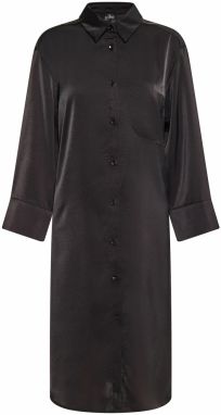 usha BLACK LABEL Košeľové šaty  čierna