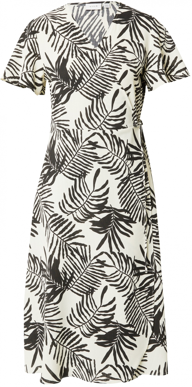 VILA Šaty 'VILovie'  svetlobéžová / čierna