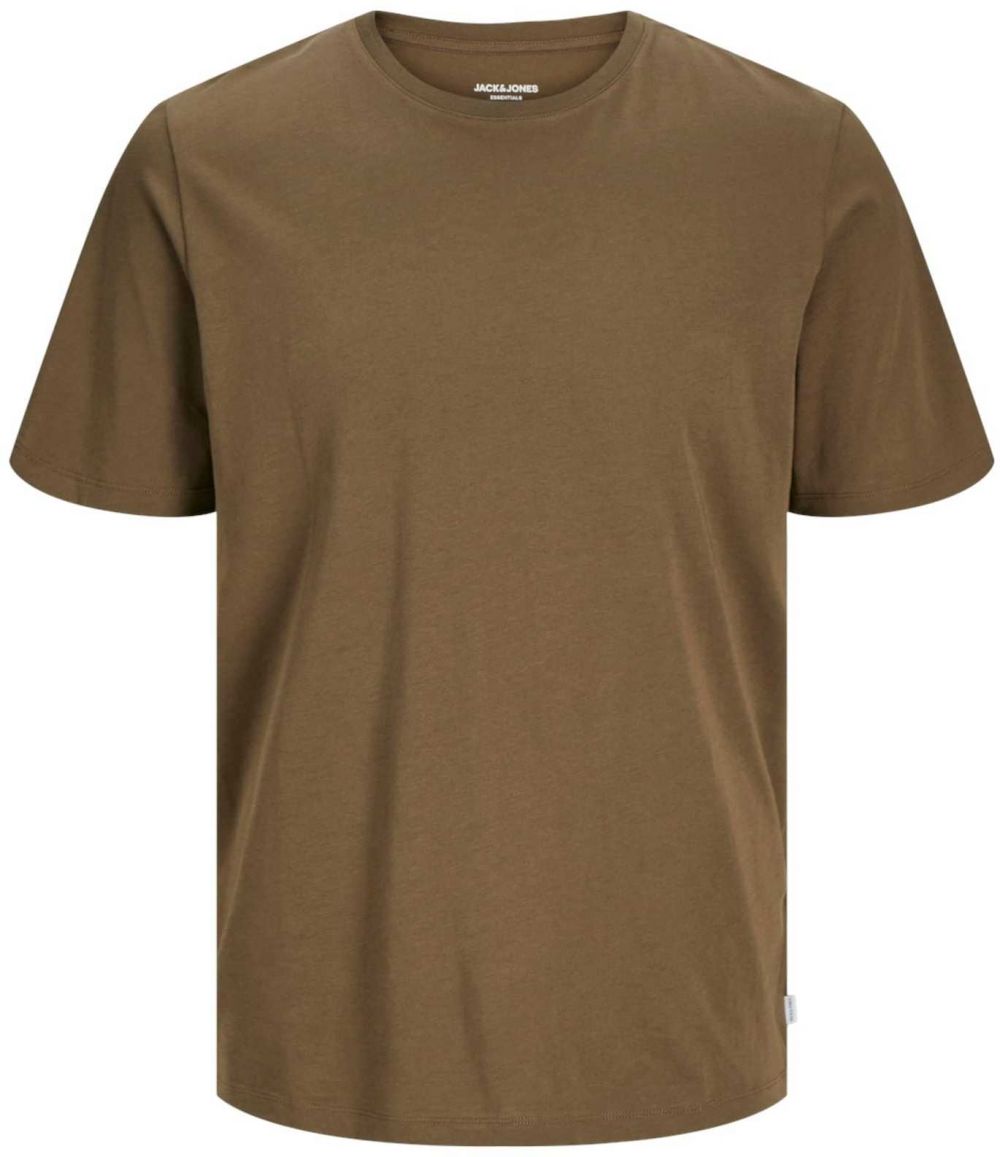 JACK & JONES Tričko  tmavohnedá