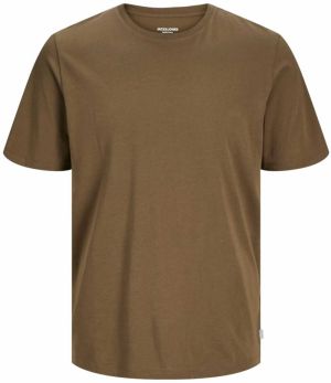 JACK & JONES Tričko  tmavohnedá